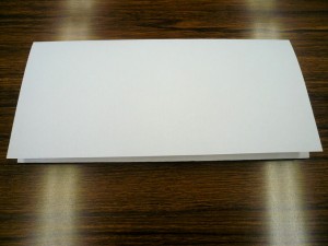 A411 三つ折りができました。